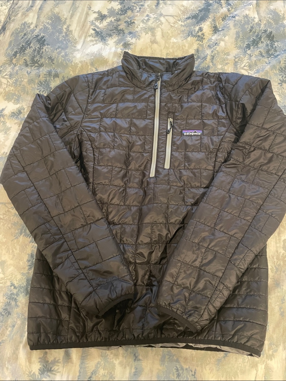 Patagonia Nanopuff Black Quilted Pullover - Picture 1 of 4